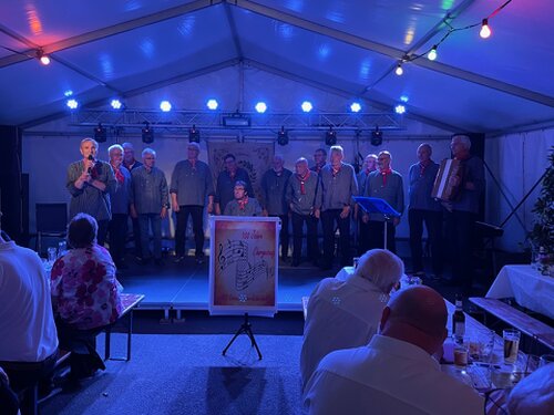 Shanty-Chor Auftritt beim 100-jährigen Jubliäum des MGV
